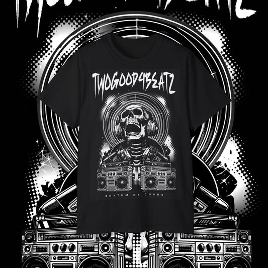 Rythm Of Chaos T-Shirt, Black & White Edition