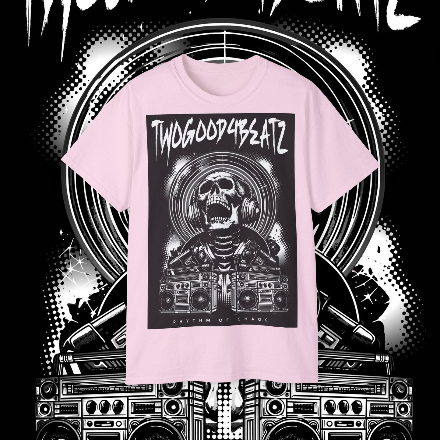 Rythm Of Chaos T-Shirt, Black & White Edition